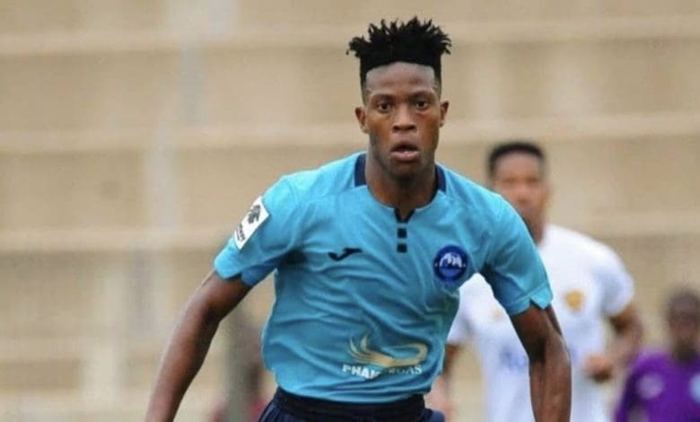 Richards Bay FC striker Yanela Mbuthuma in action
