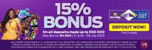 15 percent bonus with Hollywood bets