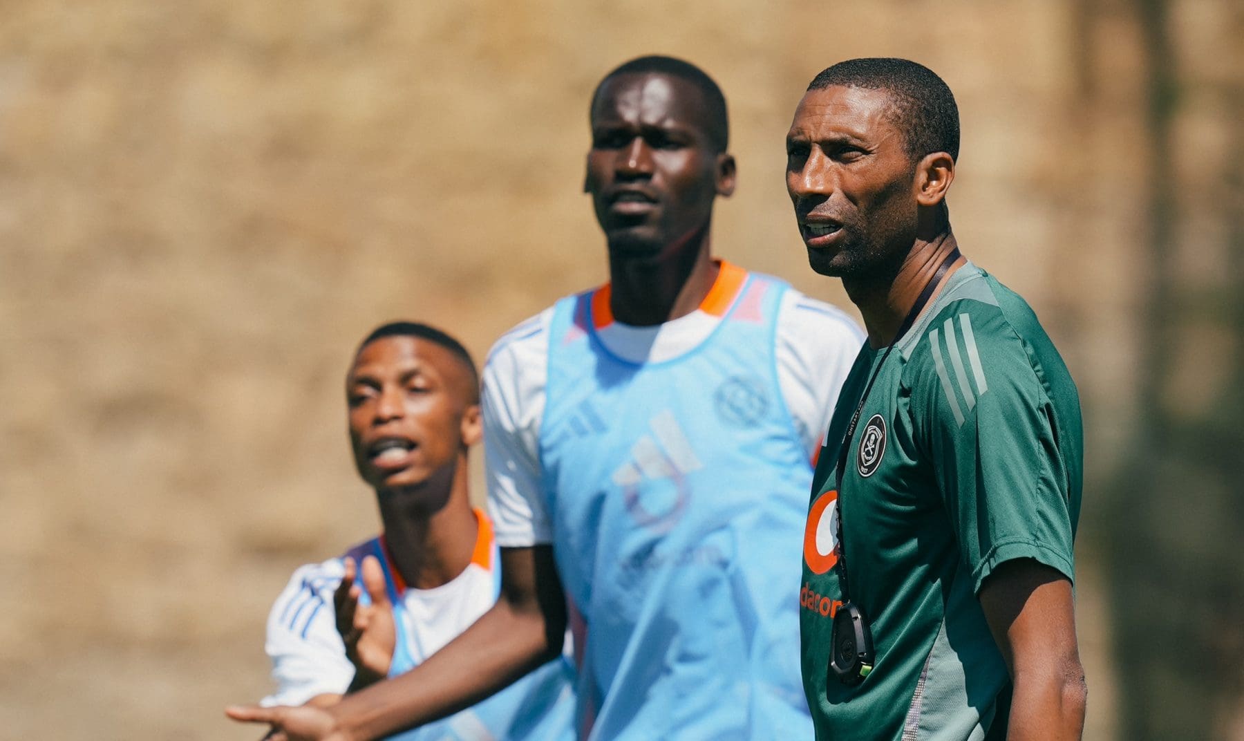 Abdeslam Ouaddou in Orlando Pirates colours
