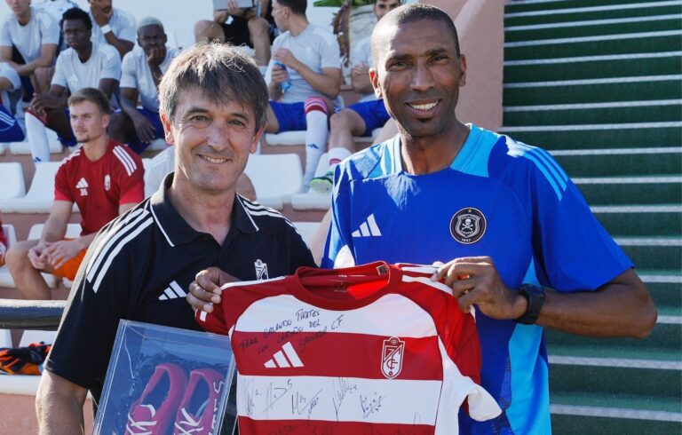 Abdeslam Ouaddou with Orlando Pirates at Spain