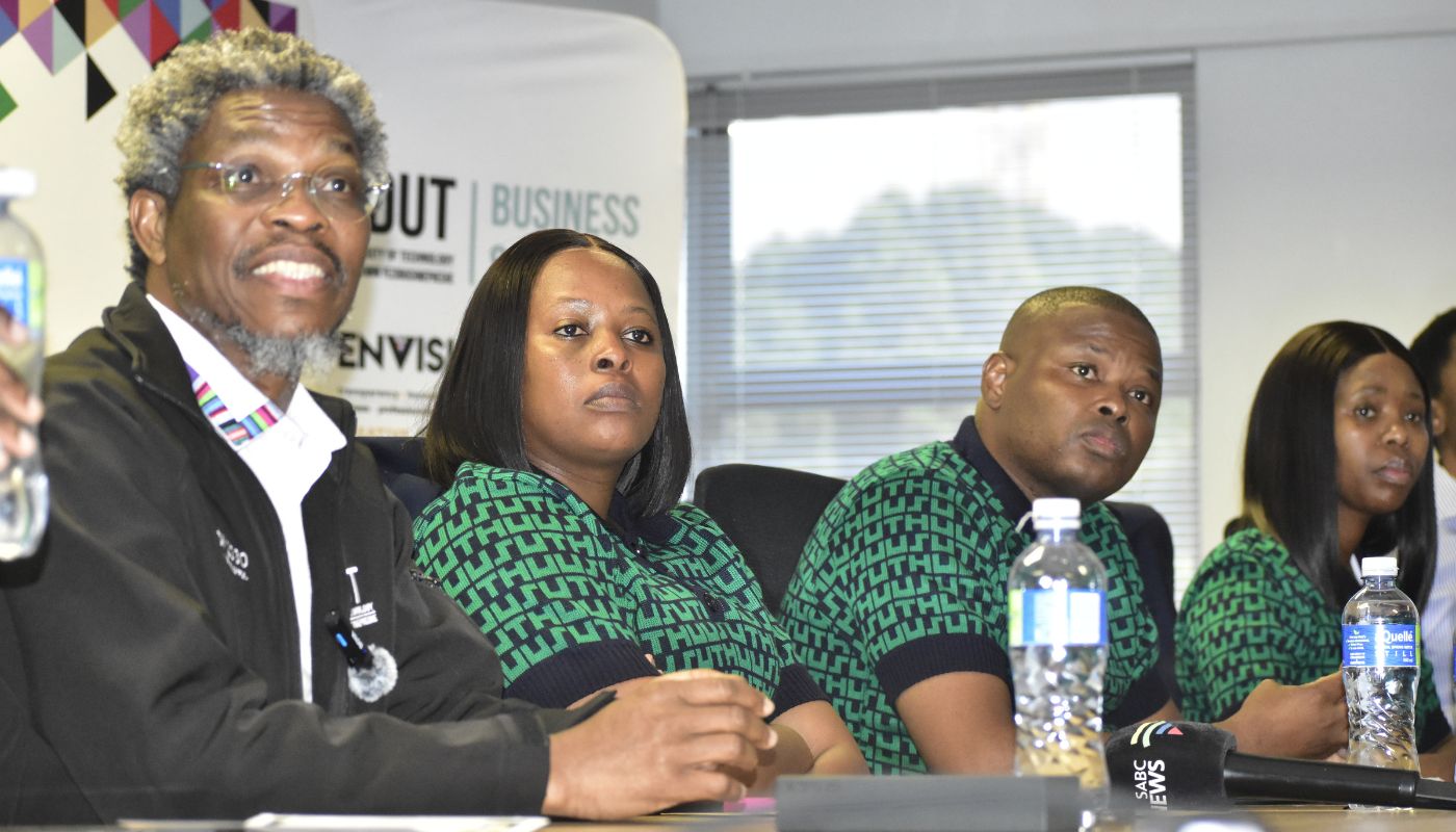 DUT & AmaZulu management during the announcement of partnership 