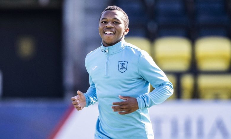 Aphelele Teto at Livingston FC training
