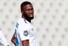 Buhle Mkhwanazi with SuperSport United