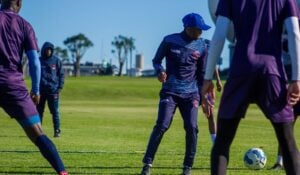 Chippa United in a training session