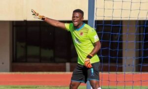 Donovan Bernard in action for Chicken Inn FC