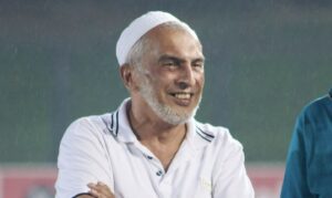 Durban City FC boss Farouk Kadodia during the match
