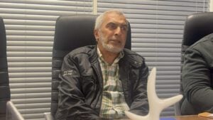 Durban City FC chairman Farouk Kadodia speaking with the media