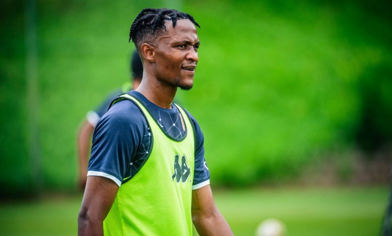 George Matlou at training at the Kaizer Chiefs Village