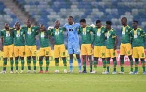 Golden Arrows team taking a picture ahead of the match
