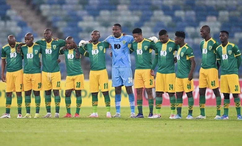 Golden Arrows team taking a picture ahead of the match