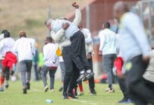 Gauteng ABC Motsepe League side Gomora United in celebratory mood