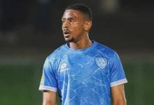 Joslin Kamatuka during action at Durban City