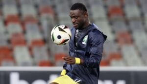 Former AmaZulu FC striker Junior Dion during the warm-up session