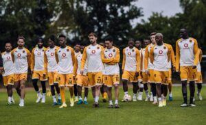 Kaizer Chiefs at training in the Netherlands