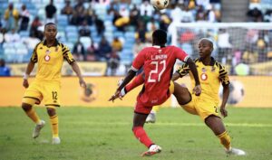 Kaizer Chiefs playing against Asante Kotoko in the Toyota Cup