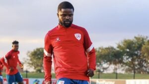 Lesedi Kapinga training during his time at Sekhukhune United