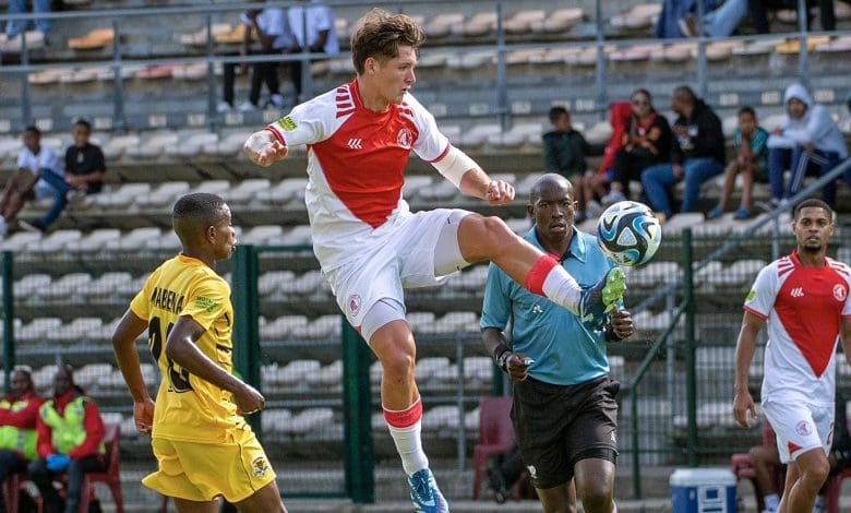 Liam Bern with Cape Town Spurs