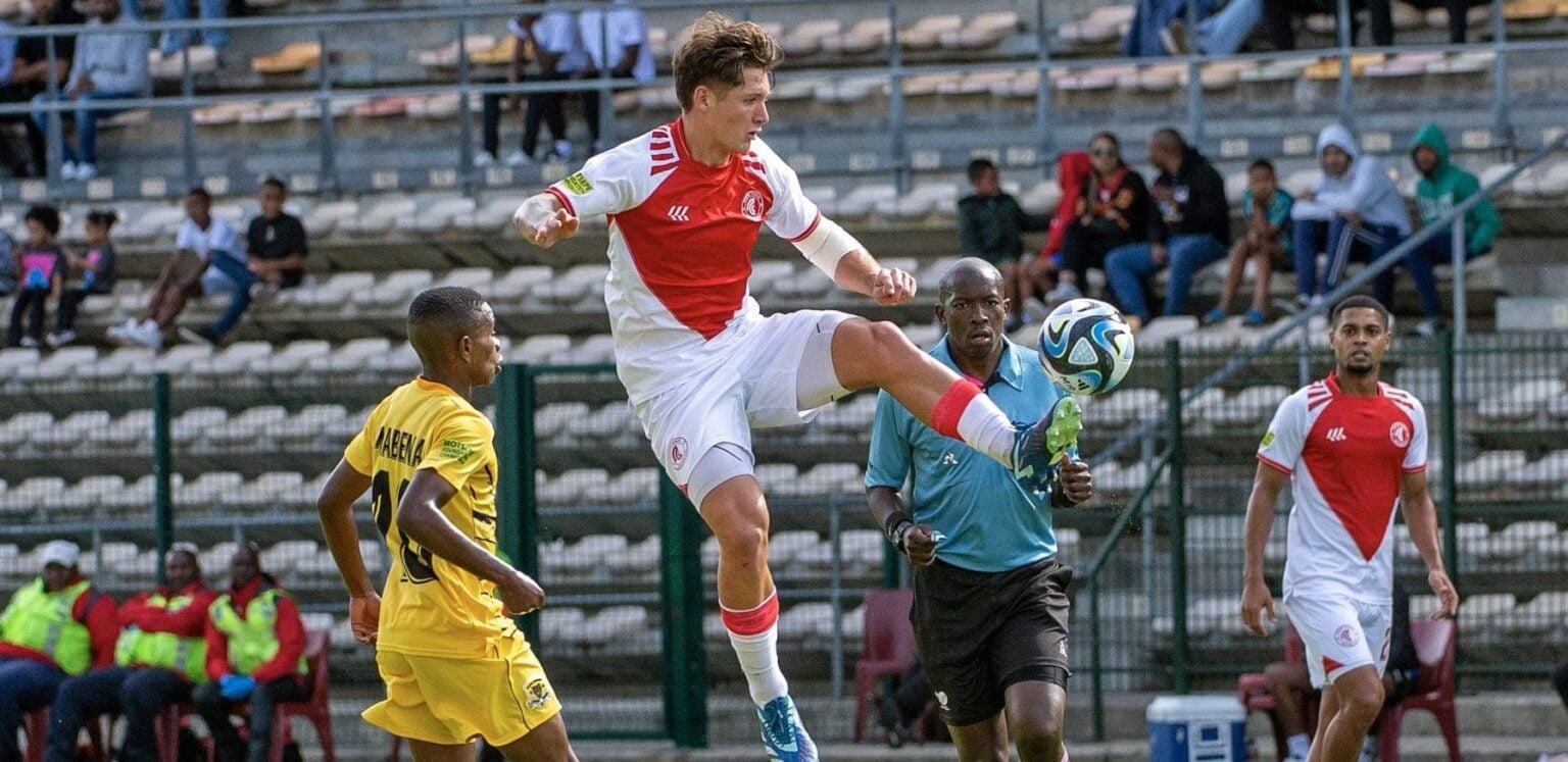 Liam Bern with Cape Town Spurs