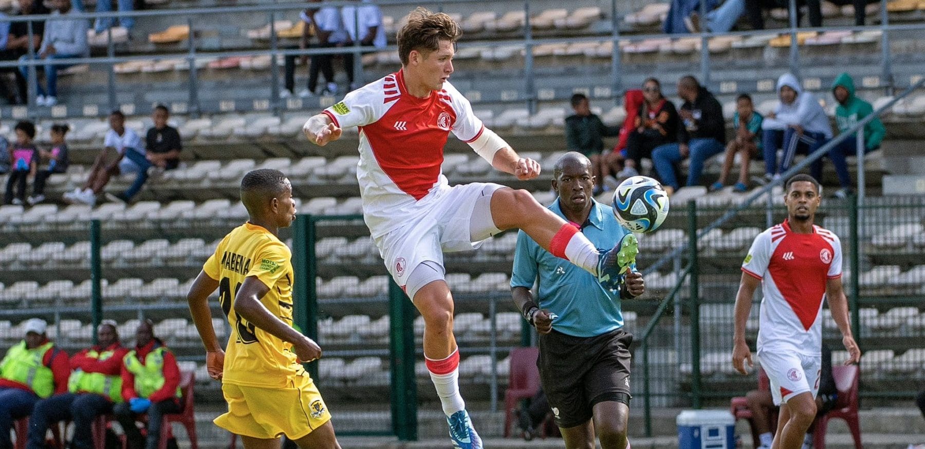 Liam Bern with Cape Town Spurs