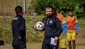 Alexandre Lafitte during a training session with Marumo Gallants
