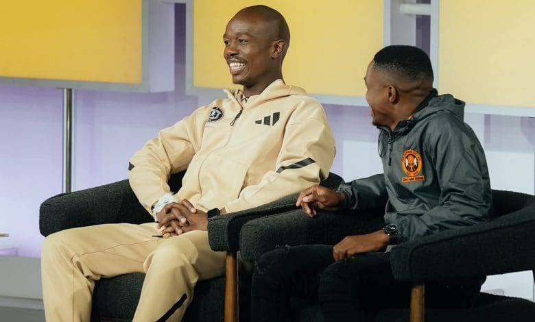 Orlando Pirates captain Nkosinathi Sibisi at MTN8 Launch
