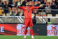 Renaldo Leaner of Sekhukhune United in Bafana Bafana colours