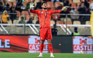 Renaldo Leaner of Sekhukhune United in Bafana Bafana colours