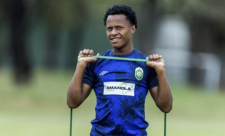 Former AmaZulu FC midfielder Rowan Human during training session