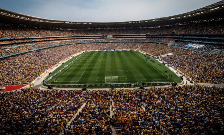 Picture of the Soweto derby at the FNB Stadium