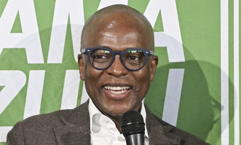 AmaZulu FC chairman Sandile Zungu speaking with media
