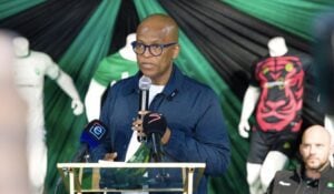 AmaZulu FC boss Sandile Zungu speaking with media