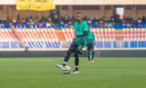 South African winger Mahlatse 'Skudu' Makudubela at AS Vita