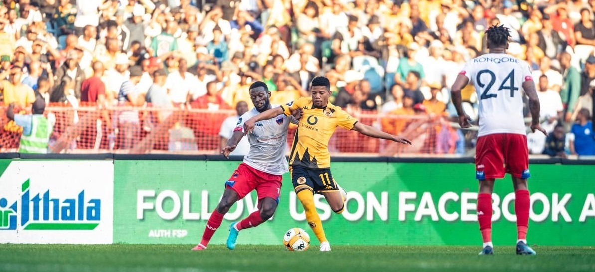 Tebogo Potsane in action for Betway Premiership heavyweights Kaizer Chiefs against Chippa United