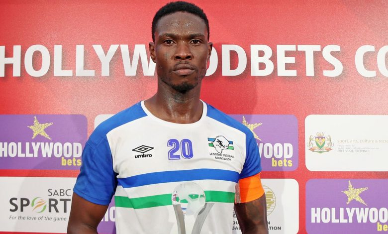 Thabo Makhele of Chippa United at Lesotho