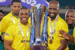 The South African duo of Mpho Maruping and Sekhwela Seroto at Yanga SC