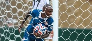 Thembinkosi Lorch in action for Wydad Athletic Club during the FIFA Club World Cup