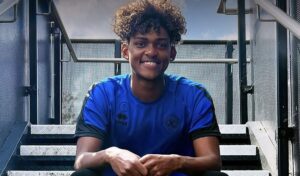 QPR defender Tylon Smith during his unveiling