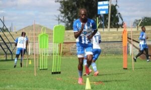 Durban City FC target Washington Navaya during training