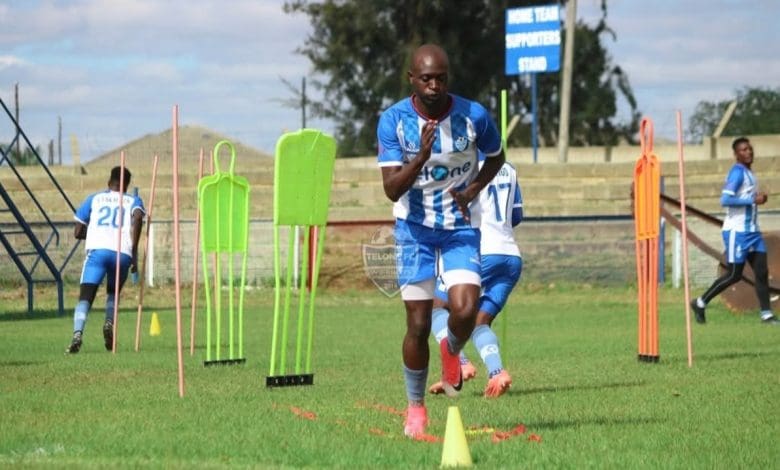 Durban City FC target Washington Navaya during training