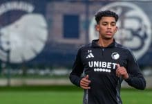 South African defender Waylon Renecke at FC Copenhagen training