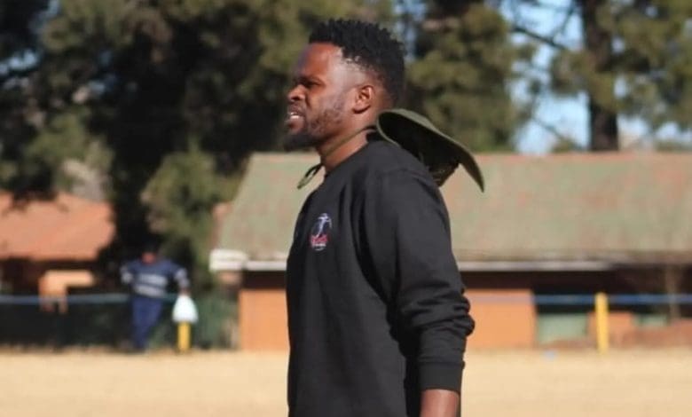 Former Kaizer Chiefs midfielder Willard Katsande during a Kitoko Soccer School match