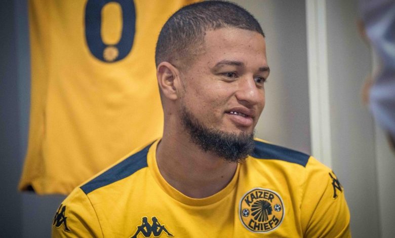 Yusuf Maart of Kaizer Chiefs at a dressing room