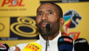 Abdeslam Ouaddou in the MTN8 press conference