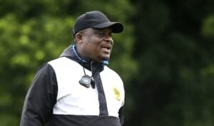 Abram Nteo during a training session at Royal AM