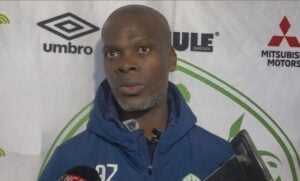 Arthur Zwane speaking to the media in KwaZulu-Natal