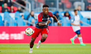 Cassius Mailula in action for TORONTO FC