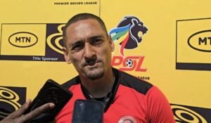 Cole Alexander addressing the media in Polokwane