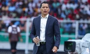 SA Coach Fadlu Davids during a match