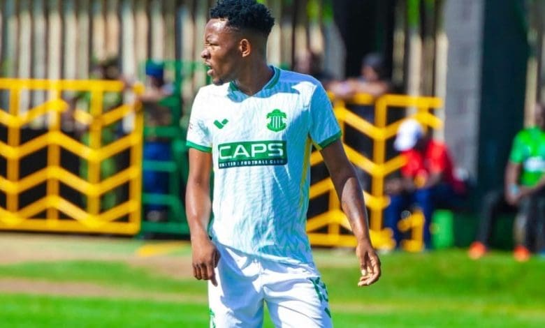 Juan Mutudza in action for Caps United