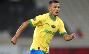 Junior Mendieta with Mamelodi Sundowns